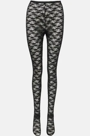 Self-Portrait X Christopher Kane - Collants en dentelle à fleurs
