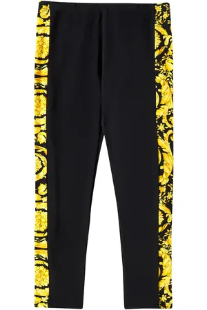 VERSACE Legging en coton mélangé