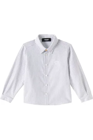 VERSACE Chemise Medusa rayée en coton