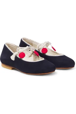 BONPOINT Ballerines Emilda en daim
