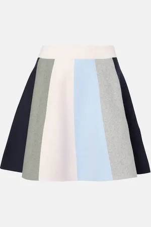 J.W.Anderson Mini-jupe en coton et cachemire