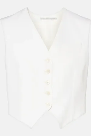 Stella McCartney Gilet raccourci en laine