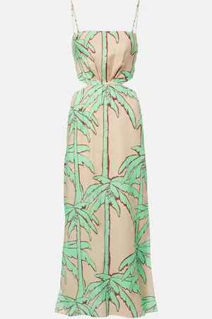 JOHANNA ORTIZ Robe longue Beach Harmony en lin