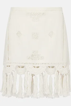 Isabel Marant Mini-jupe Sandra en coton macramé