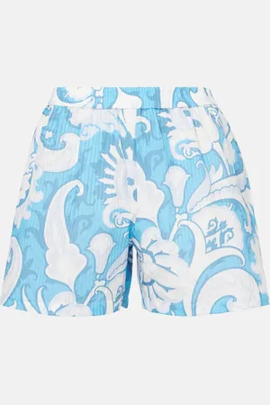 Etro Short en coton et soie