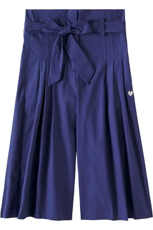 MONNALISA Pantalon ample en popeline de coton