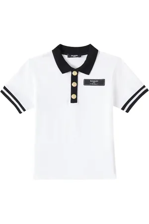 Balmain Polo en coton à logo