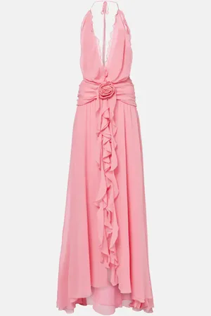 BLUMARINE Robe longue en soie