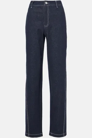 Max Mara Jean droit Zibello à taille haute