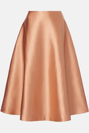Carolina Herrera Jupe midi en satin