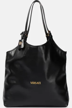 VERSACE Sac Tag Large en cuir