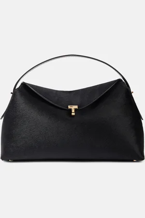 Totême Sac T-Lock en cuir façon poulain