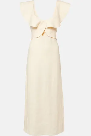 JOHANNA ORTIZ Robe midi en lin