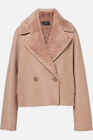 Joseph Veste Rousse en shearling