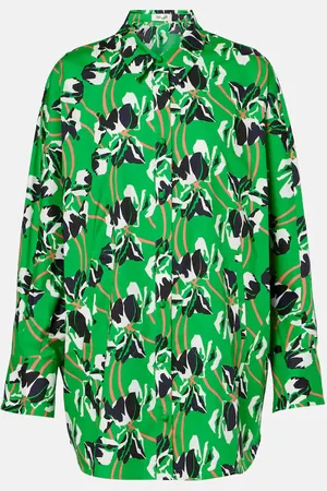 Diane von Furstenberg Blouse Caleb en coton imprimé