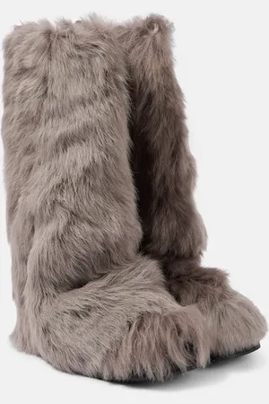 The Attico Bottes Robin en shearling
