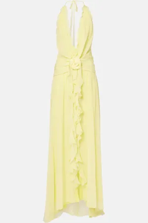 BLUMARINE Robe longue en soie