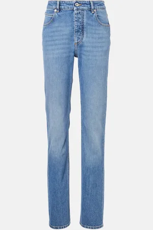 Bottega Veneta Jean slim à taille mi-haute