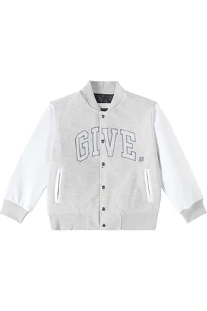 Givenchy Veste teddy en coton mélangé à logo