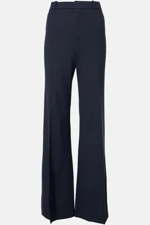 Chloé Chloé Pantalon ample en laine mélangée