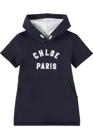 Chloé Chloé Kids Robe longue en maille de coton