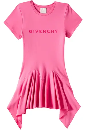 Givenchy Robe asymétrique en coton à logo