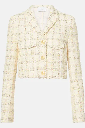 Giambattista Valli Veste en coton mélangé à carreaux