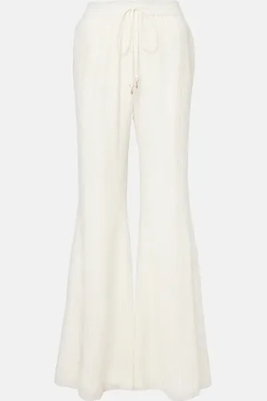 GABRIELA HEARST Pantalon évasé Claud en soie