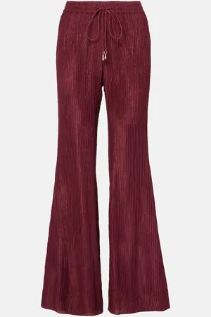 GABRIELA HEARST Pantalon évasé Claude en soie