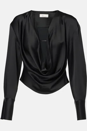 BLUMARINE Top Envers en satin