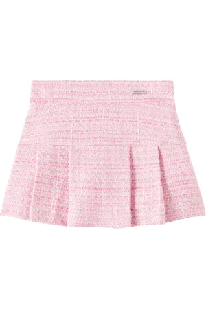 MONNALISA Jupe en tweed de coton mélangé