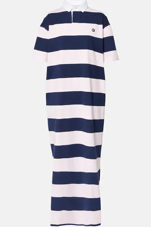 COPERNI Robe longue rayée en coton