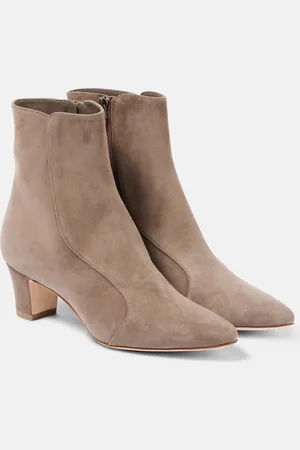 Manolo Blahnik Bottines Myconia 50 en daim