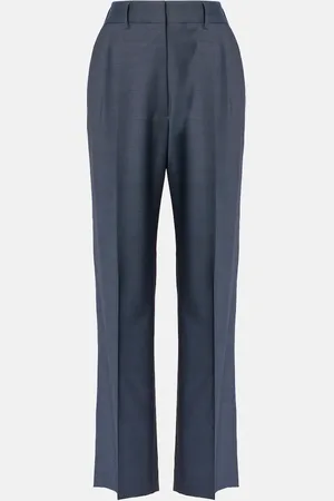 Blazé Milano Blazé Milano Pantalon droit Aile Fox en laine et mohair