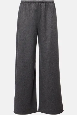 ASCENO Pantalon droit Austin en laine et cachemire