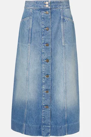 VALENTINO Jupe midi en jean