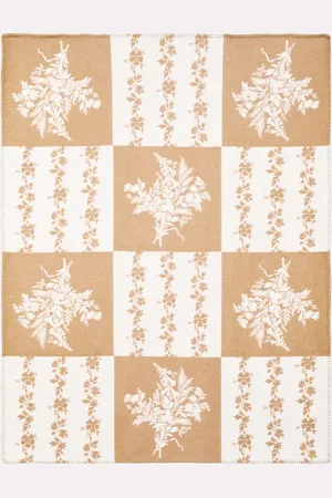 Erdem Couverture en laine et cachemire à fleurs