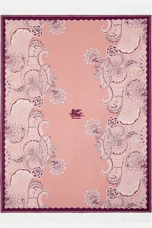 Etro Couverture Bloom en laine à fleurs