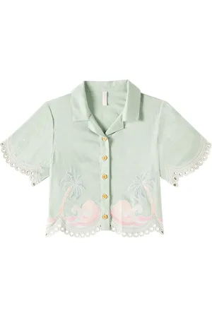 ZIMMERMANN Chemise Tallow brodée en coton