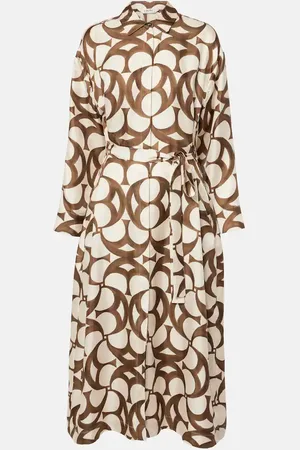 Max Mara Robe chemise Ileana imprimée en soie