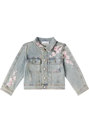 MONNALISA Veste brodée en jean
