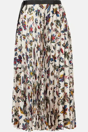 SACAI Jupe midi imprimée