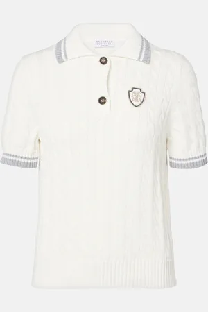 Brunello Cucinelli Polo en coton à logo