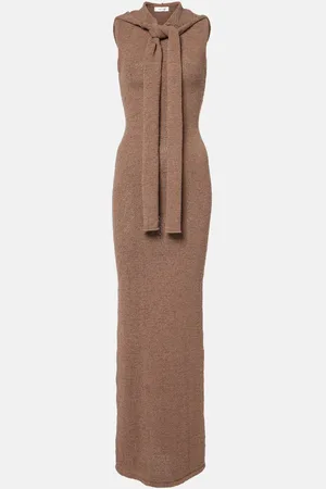AYA MUSE Robe longue Rory en coton mélangé