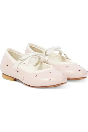 BONPOINT Ballerines Eveline en cuir à ornements