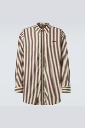 Miu Miu Chemise oversize rayée en coton