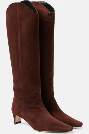 Staud Bottes Western Wally en daim