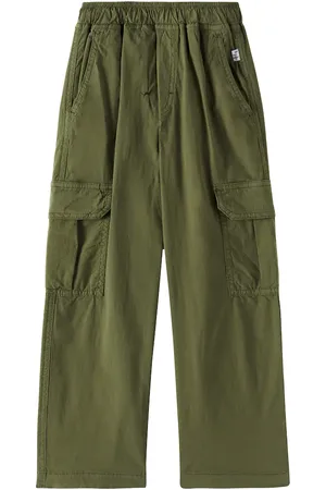 Il gufo Pantalon droit en coton mélangé