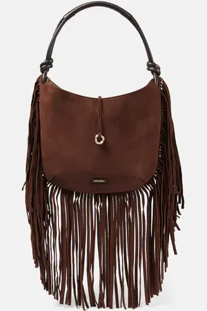 Aquazzura Sac Gytane Medium en daim