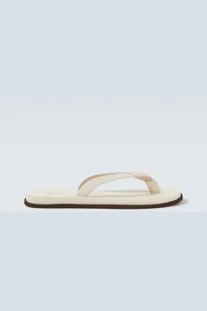 Brunello Cucinelli Tongs en cuir